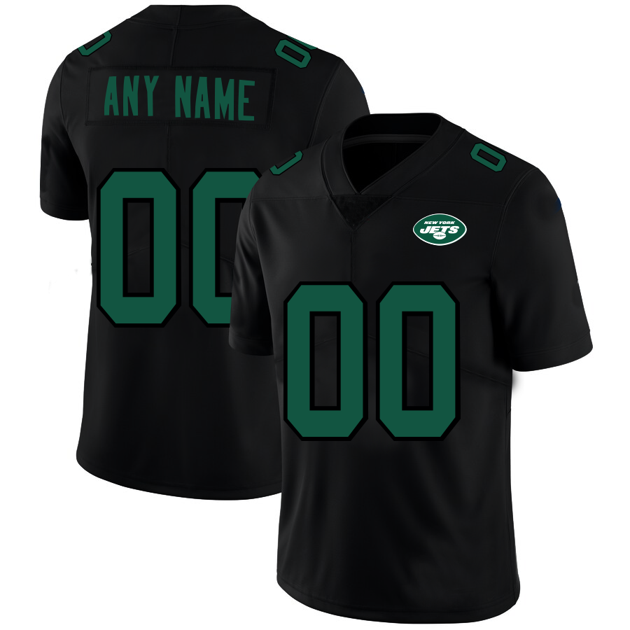 Custom NY.Jets Football Jerseys Black American Stitched Name And Number Size S to 6XL Christmas Birthday Gift