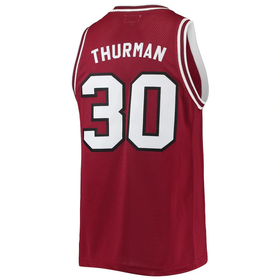 A.Razorbacks #30 Scotty Thurman Original Retro Brand Alumni Commemorative Classic Basketball Jersey Cardinal Stitched American College Jerseys